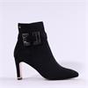 Una Healy Darlin Jewel Brooch Ankle Boot - Vinyl